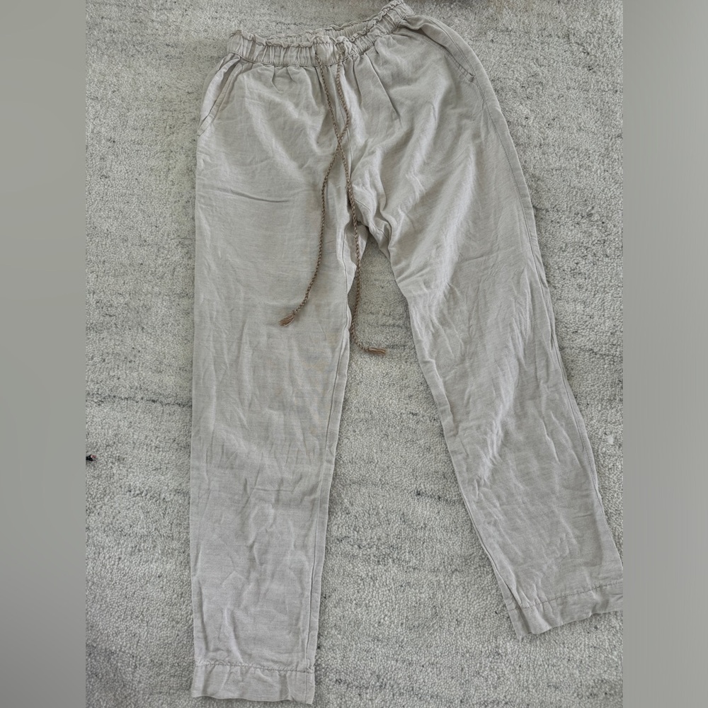 Oysho linen pants in XS